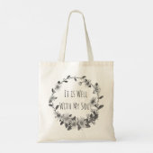 Tasche "Es ist gut mit meiner Seele" (Rückseite)