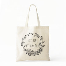 Tasche "Es ist gut mit meiner Seele"
