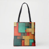 TASCHE - Farbfelder in vielen Farben (Vorderseite)