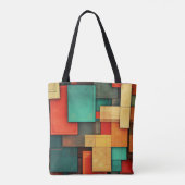 TASCHE - Farbfelder in vielen Farben (Rückseite)