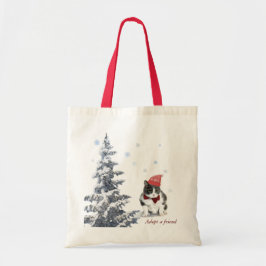 Tasche;  Felix, die Katze, im Januar Tragetasche