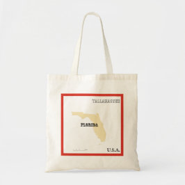 Tasche - Florida-Staatskarte mit Stadt