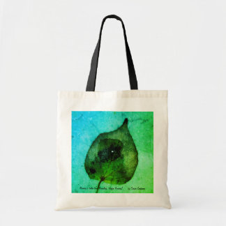 Tasche Foto eines Blattes mit einem Tropfen Regen!