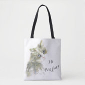 Tasche - Frau Purr.fect! (Vorderseite)