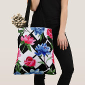 Tasche für blaues Floral-Wasser (Von Nahem)