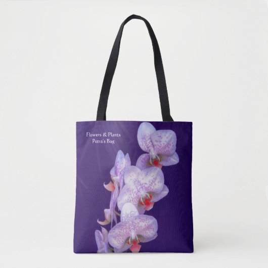 Tasche für Blume und Pflanze mit Orchideen (Vorderseite)