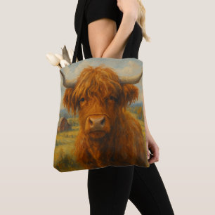 Tasche für das Hochland-Kuh-Kreuz (Vorderseite und