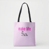 Tasche für das Leben (Vorderseite)