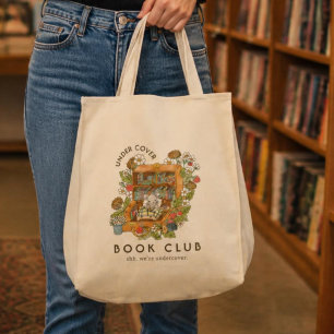 Tasche für den Buchclub 'Under Cover', lustige Tas