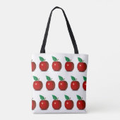 Tasche für gesunde und frische Apple / Einkaufstas (Rückseite)