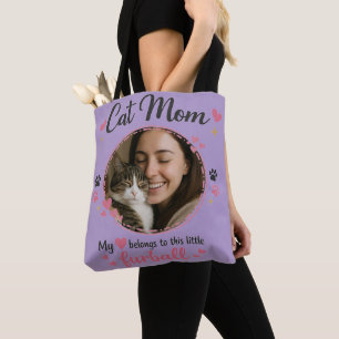 Tasche für Katzenmamas mit Foto bedruckt