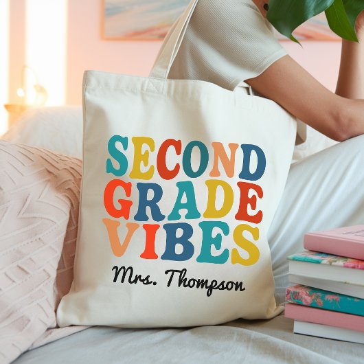 Tasche für kundenspezifische Retro-Lehrer der zwei