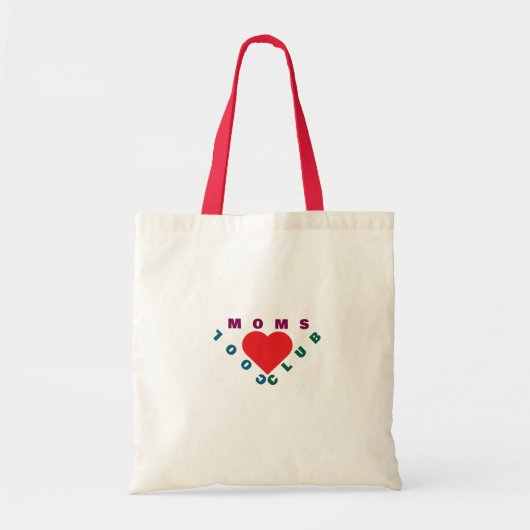 Tasche für Mütter mit Herz und Blumen – Süßes Gesc (Vorne)