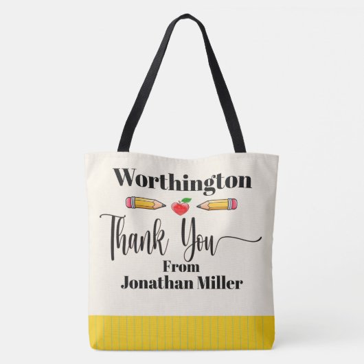 Tasche für niedliche Lehrkräfte - Siehe Rückseite (Rückseite)