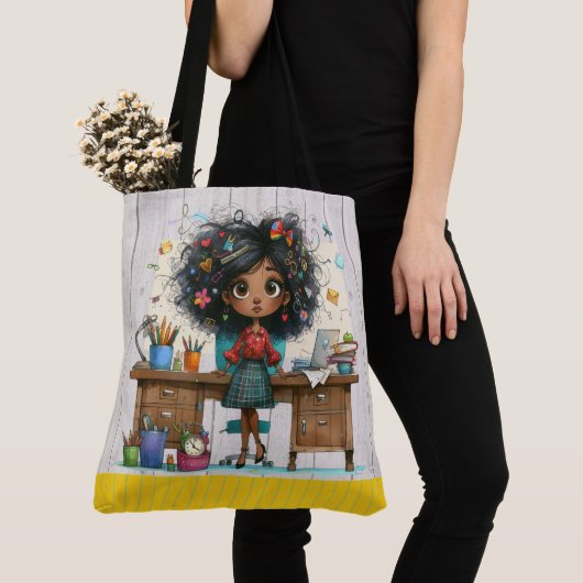 Tasche für niedliche Lehrkräfte - Siehe Rückseite (Von Nahem)