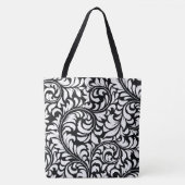 Tasche für Schwarzweiß-Blumendach (Vorderseite)