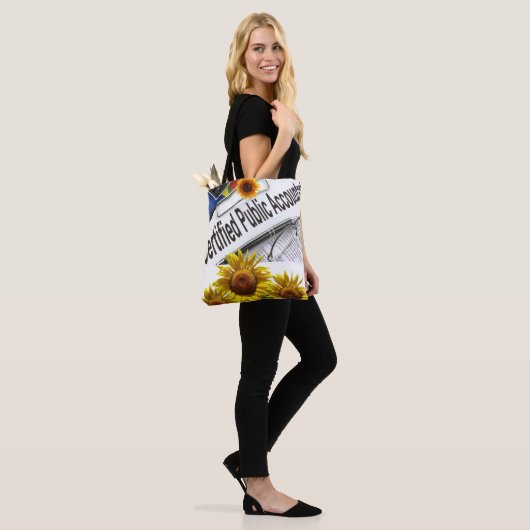Tasche für Sonnenblumen (Am Model)
