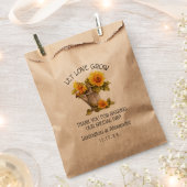Tasche für Sonnenblumensaat Hochzeitsgast Gefallen Geschenktütchen (Ausgeschnitten)