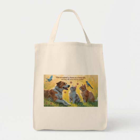 Tasche für Tierliebhaber (Vorne)