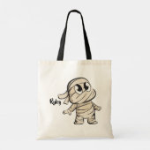 Tasche für Trick oder Treat - Mummy - Personalisie (Rückseite)