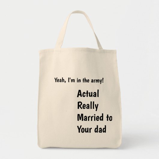 Tasche für wenn Sie in der Armee sind (Vorne)