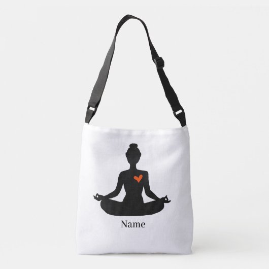 Tasche für Yogapositionen - Einen Namen hinzufügen (Rückseite)