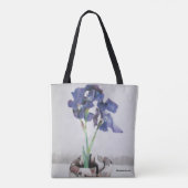 Tasche, ganz vorbei mit "lila Iris" durch Tasche (Rückseite)