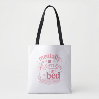Tasche 'Gedanklich Zuhause Im Bett' | Cute Cozy