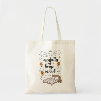 Tasche 'Gedanklich Zuhause Im Bett' | Cute Cozy