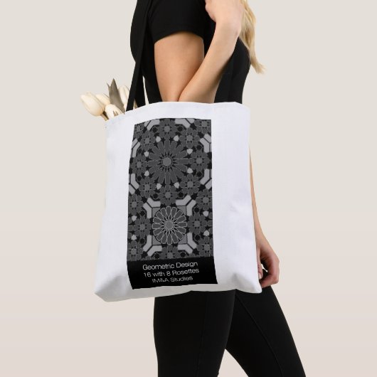 Tasche Geometric Mosaic Design Vert (Von Nahem)