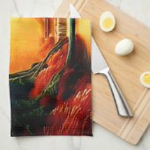 Tasche Geschirrtuch (Viertel Falte)