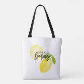 Tasche Gib mir alle Zitronen (Rückseite)