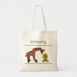 Tasche - Giraffe und Löwe