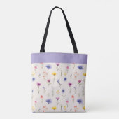 Tasche 'Go Out & Bloom Wildflower' personalisiert (Rückseite)
