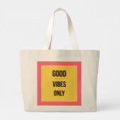 Tasche 'Good Vibes Only' — 90er Retro Maximalist (Rückseite)