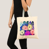 Tasche Green und Orange Rosas, (Vorderseite (Produkt))