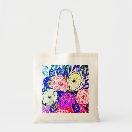 Tasche Green und Orange Rosas, (Vorne)