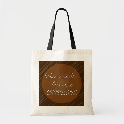 Tasche haben etwas Schokolade (Vorne)