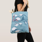 Tasche "Haiangriffe" (Von Nahem)