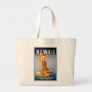 Tasche-Hawaii Vintage Anzeige Jumbo Stoffbeutel