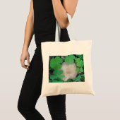 Tasche heller Pilz mit Kleeblattkranz (Vorderseite (Produkt))