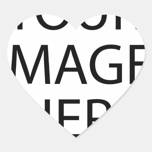 Tasche Herz-Aufkleber (Vorderseite)