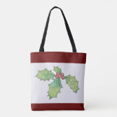 Tasche - Holly Jolly (Rückseite)