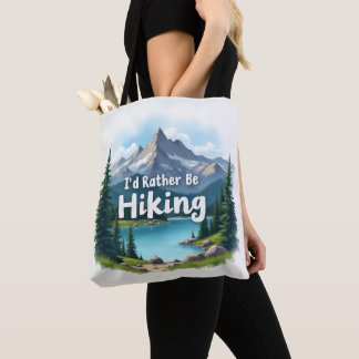 Tasche 'Ich gehe lieber wandern'