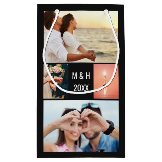 Tasche IHRES Geschenks der FOTOS, des TEXTES u. Kleine Geschenktüte (Rückseite)