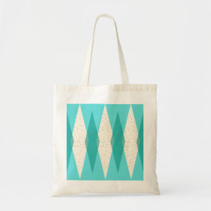 Tasche im modernen Argyle-Design der Mitte des 20.