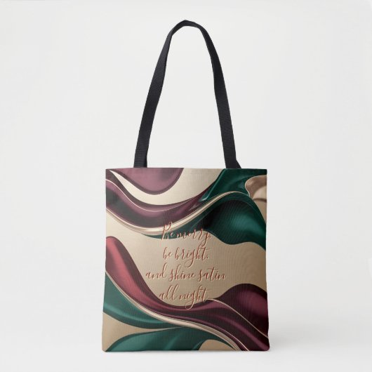 Tasche im stilvollen abstrakten Grafikdesign (Vorderseite)