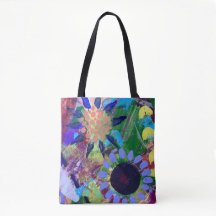 Tasche in Abstrakten Blume Design