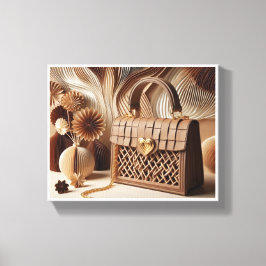 Tasche in Papier gequilt Effekt Wanddekor 2 Leinwanddruck