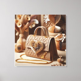 Tasche in Papier gequilt Effekt Wanddekor 2 Leinwanddruck